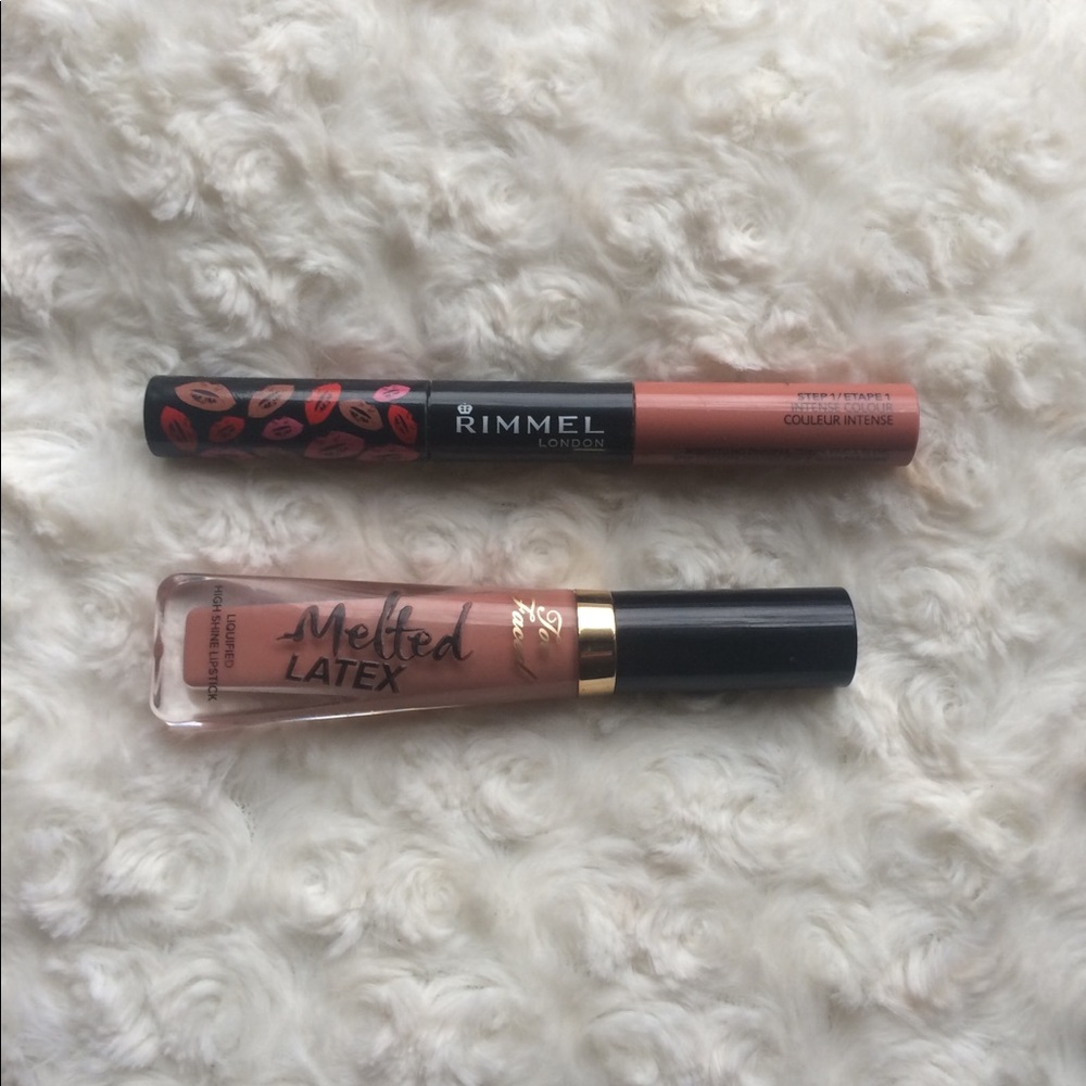 Too Faced Liquid Latex and Rimmel bundle